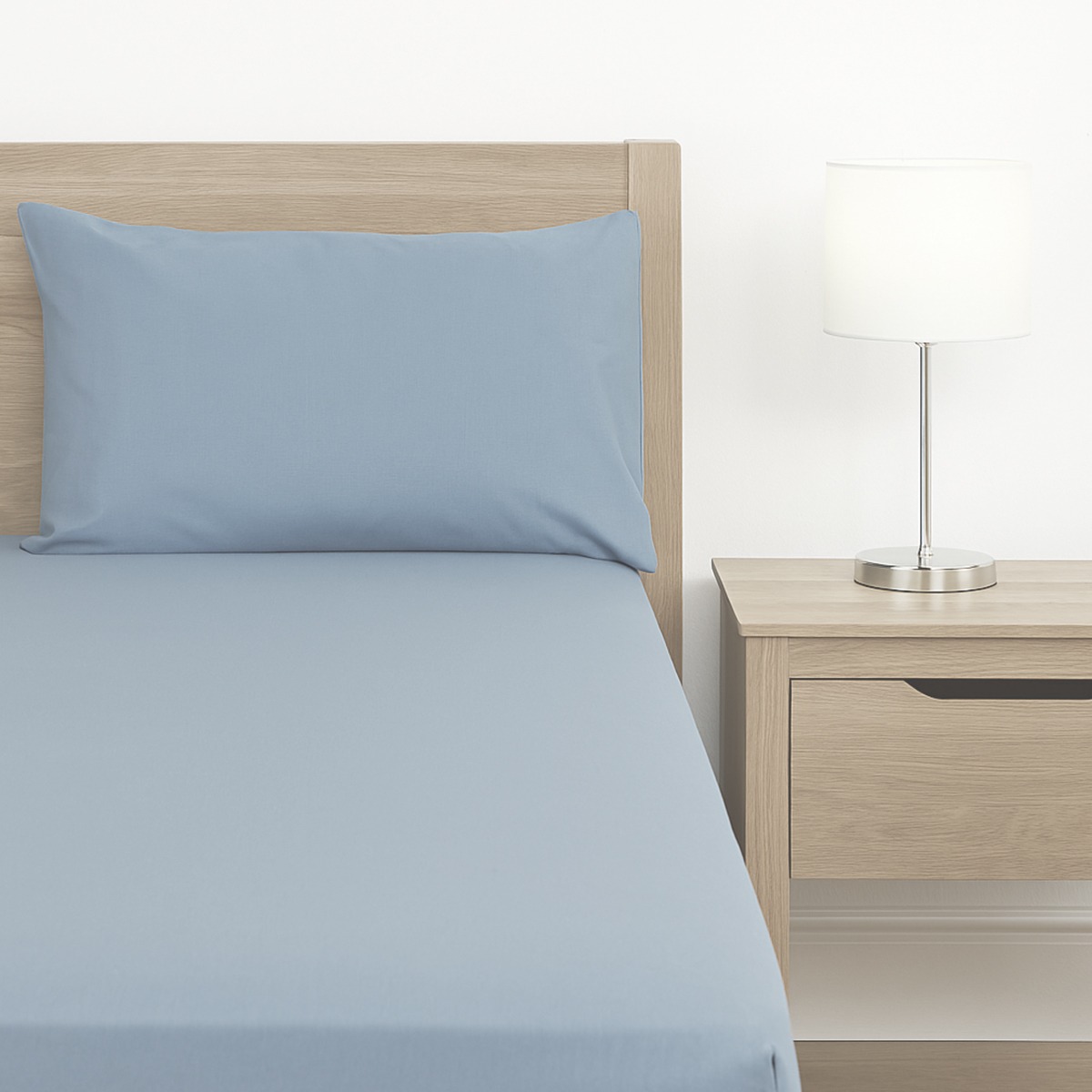Supersoft Easy Care Blue Brushed Polyester Sheet Range
