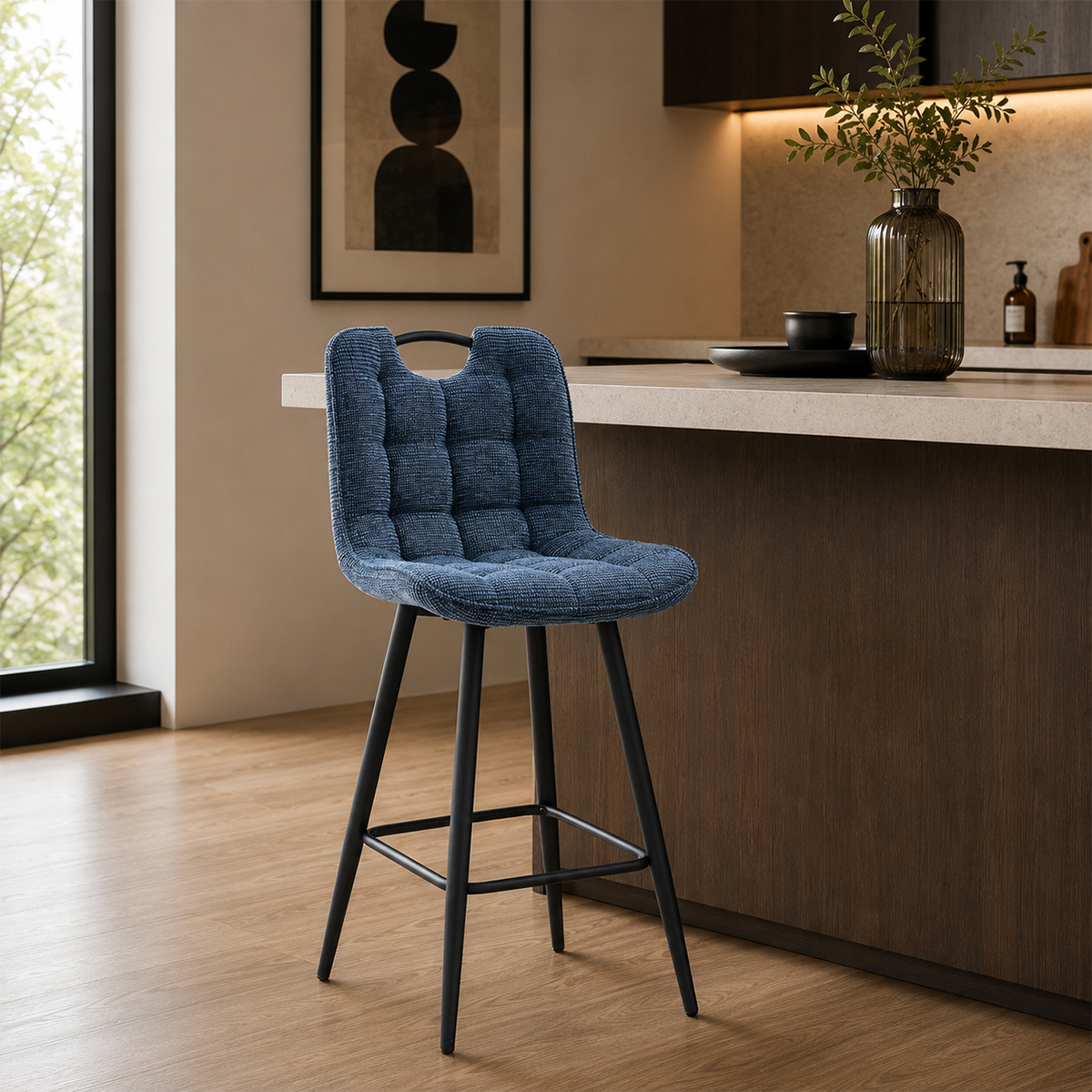 Symphony Navy Bar Stool