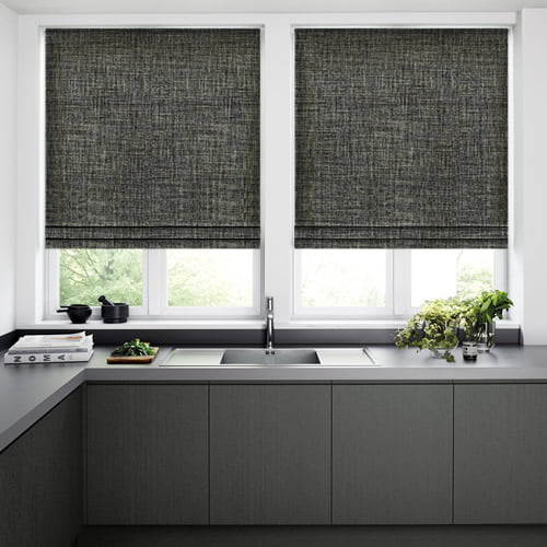 Daylight Textured Charcoal Roller Blind