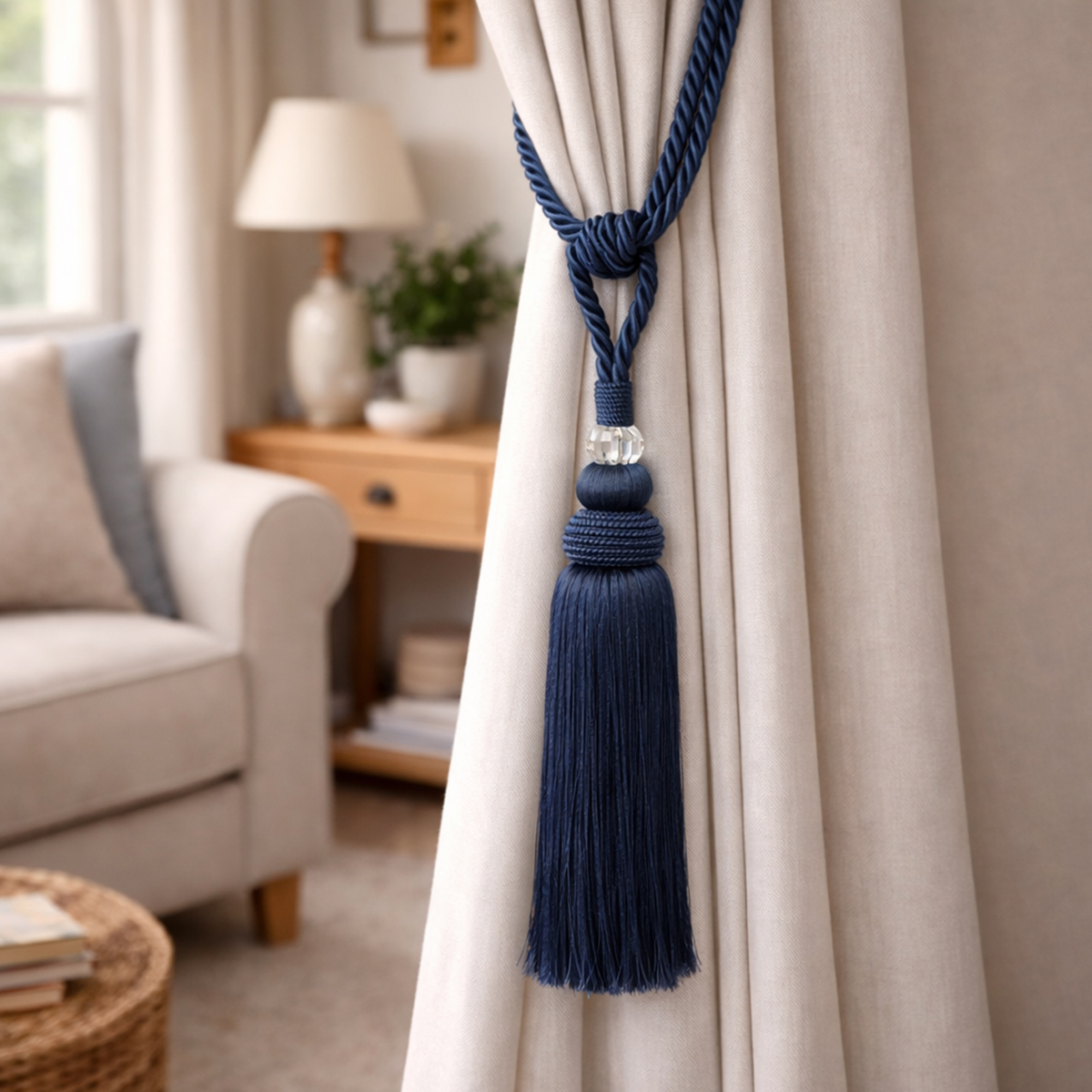 Toulouse Powder Blue Tieback