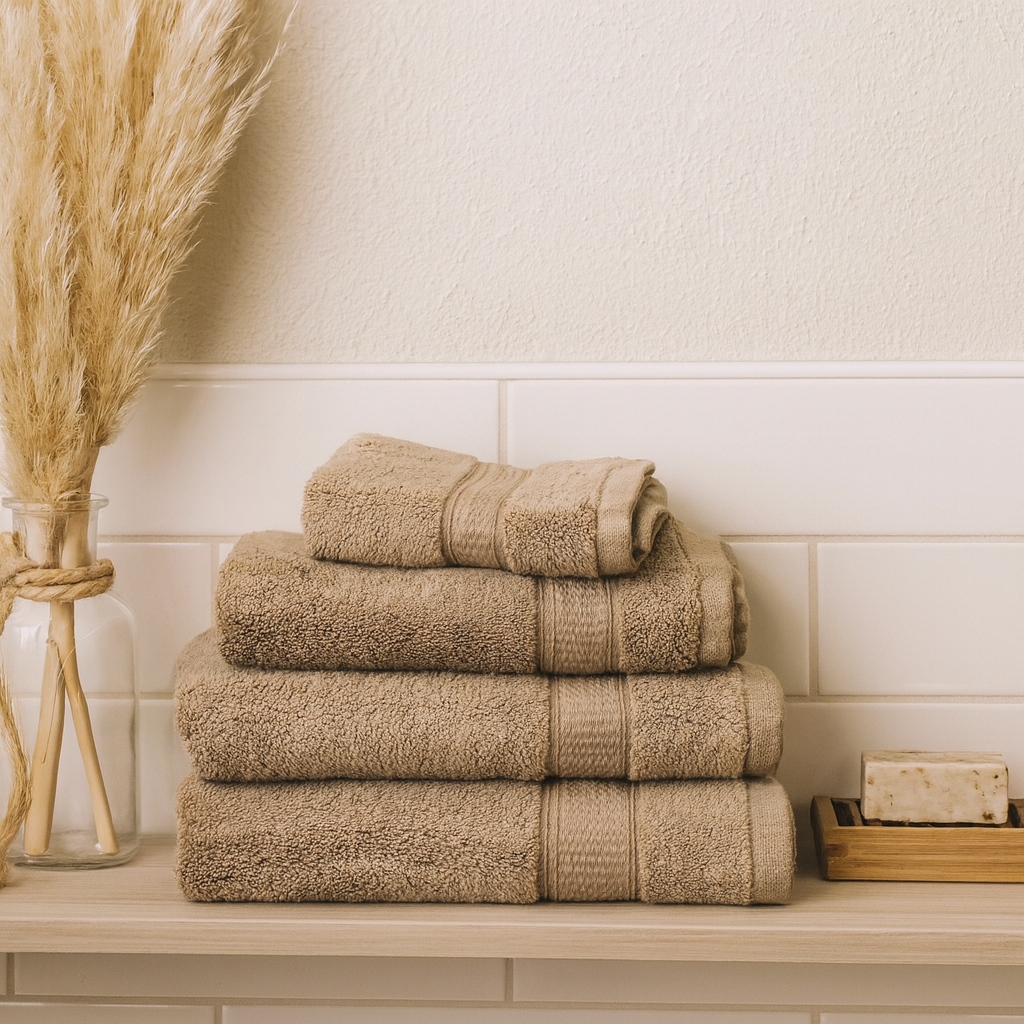 500GSM Zero Twist Pebble Signature Cotton Towel Range