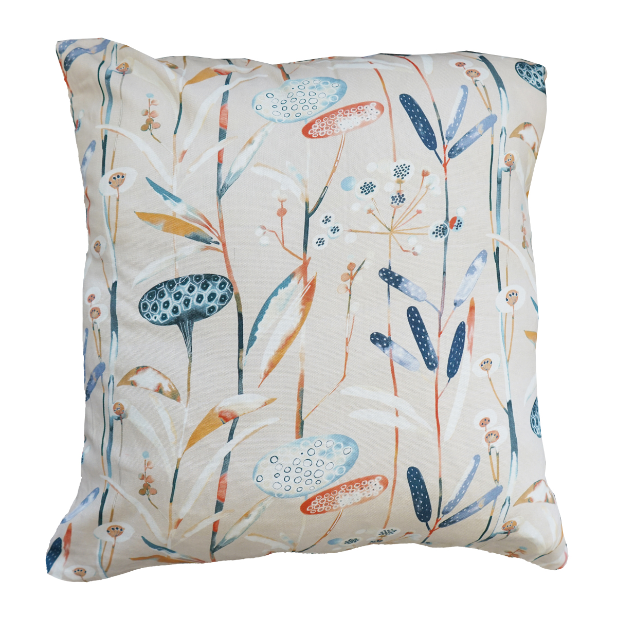 Una Blue Filled Cushion