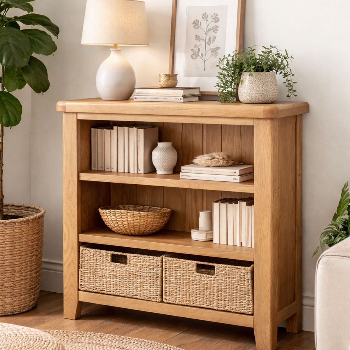 Chatsworth Medium Oak Bookcase BULKY