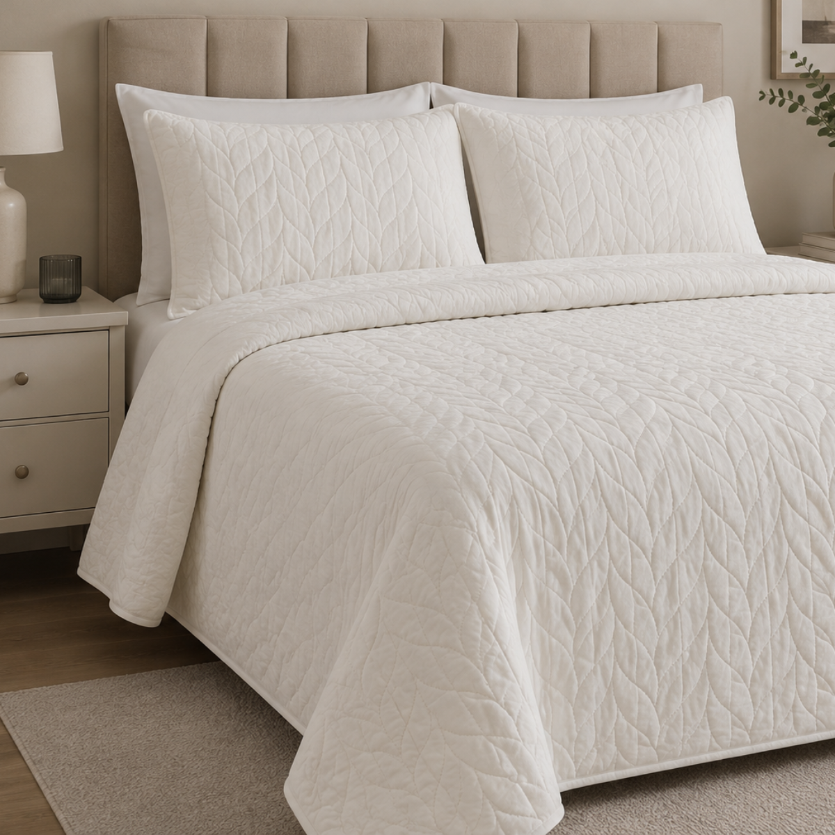 Juliette Cream Bedspread 200x240cm