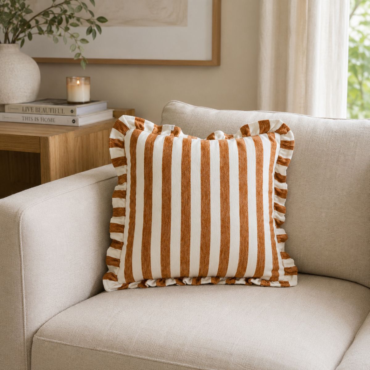 Penny Terracotta Cushion