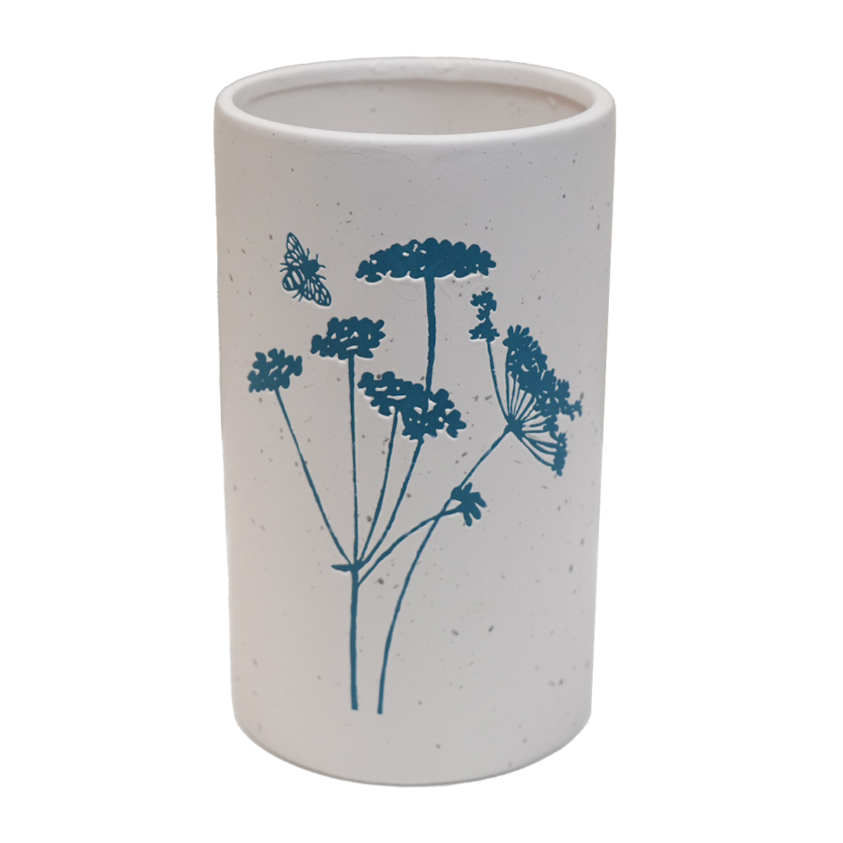 Wildflower Blue Speckle Vase