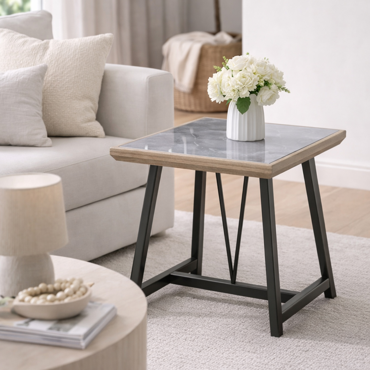 Windsor Grey End Table