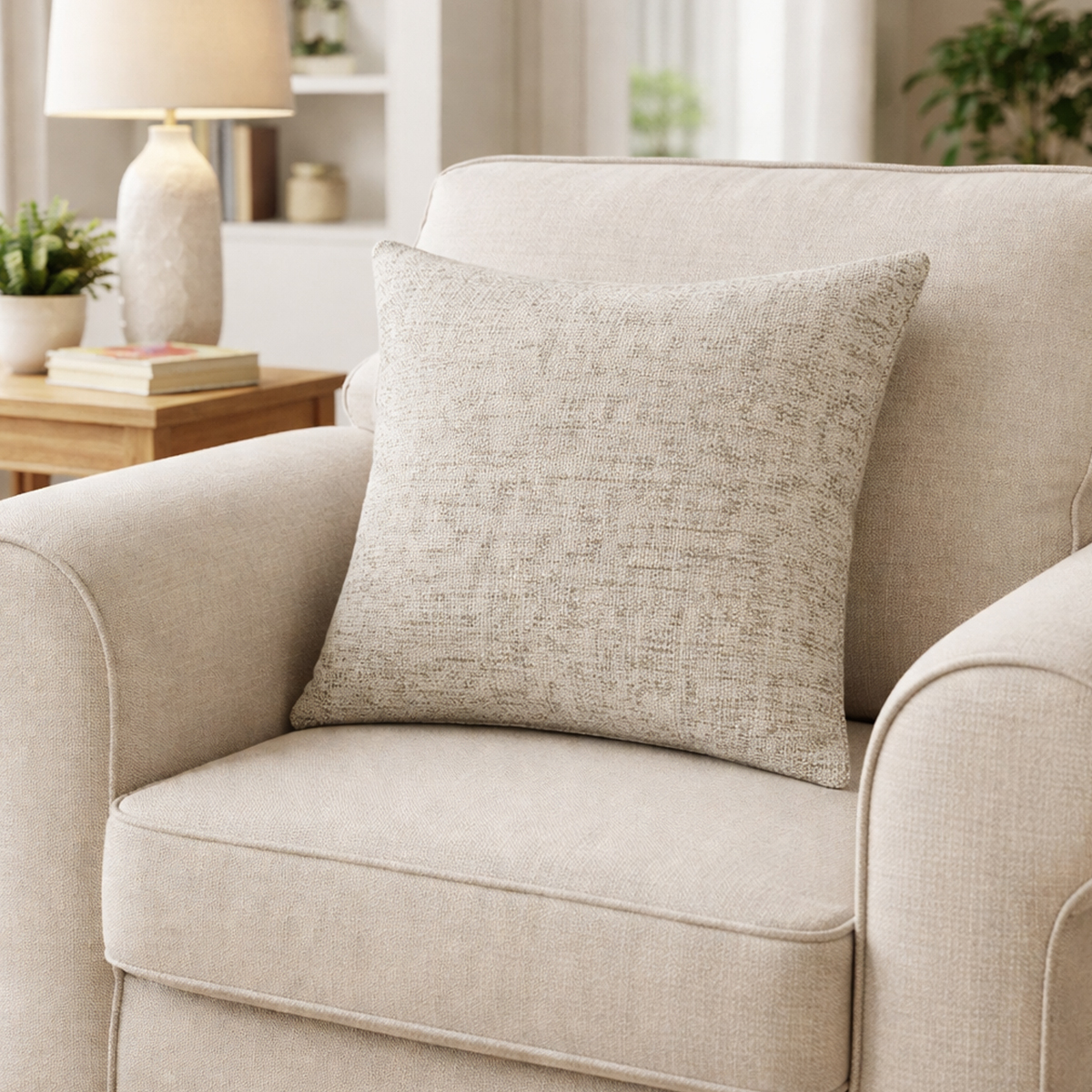 Zara Natural Filled Cushion